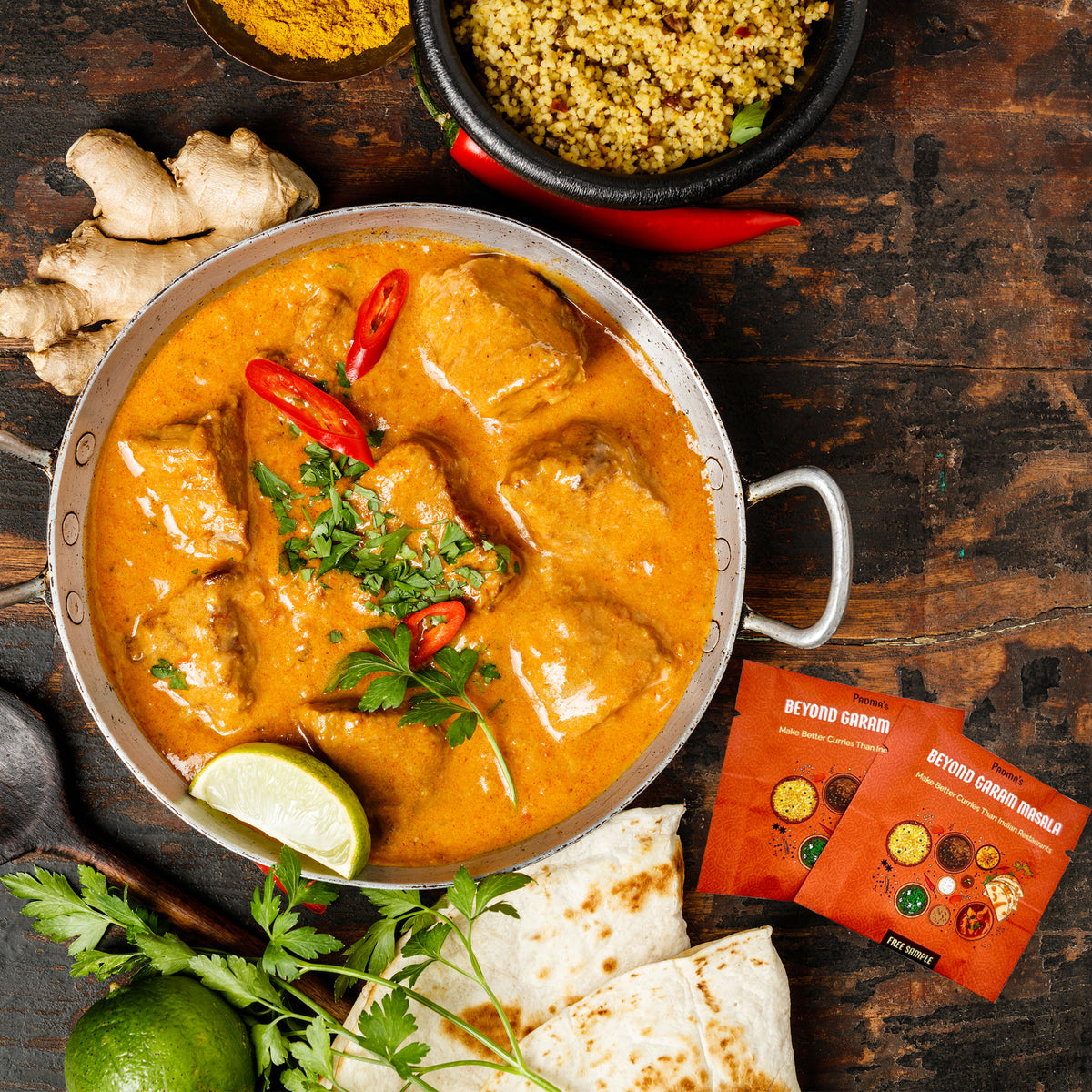 Restaurant Style Chicken Tikka Masala / Butter Chicken With Beyond Gar