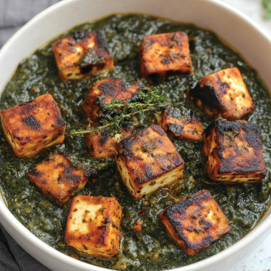 Delicious Palak Paneer | Spinach and Indian cheese/Tofu in 15 minutes