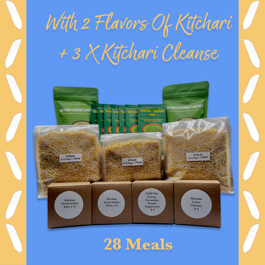 Ayurvedic Kitchari Kits With 2 Flavors